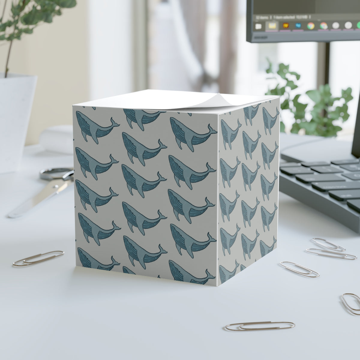 Note Cube Whale